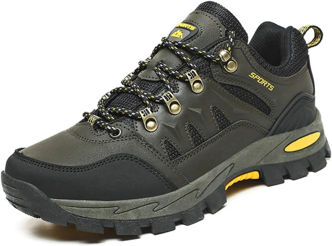 Men's Hiking Shoes Waterproof Anti Slip Hiking Boots Outdoor Lightweight Trekking Sneakers