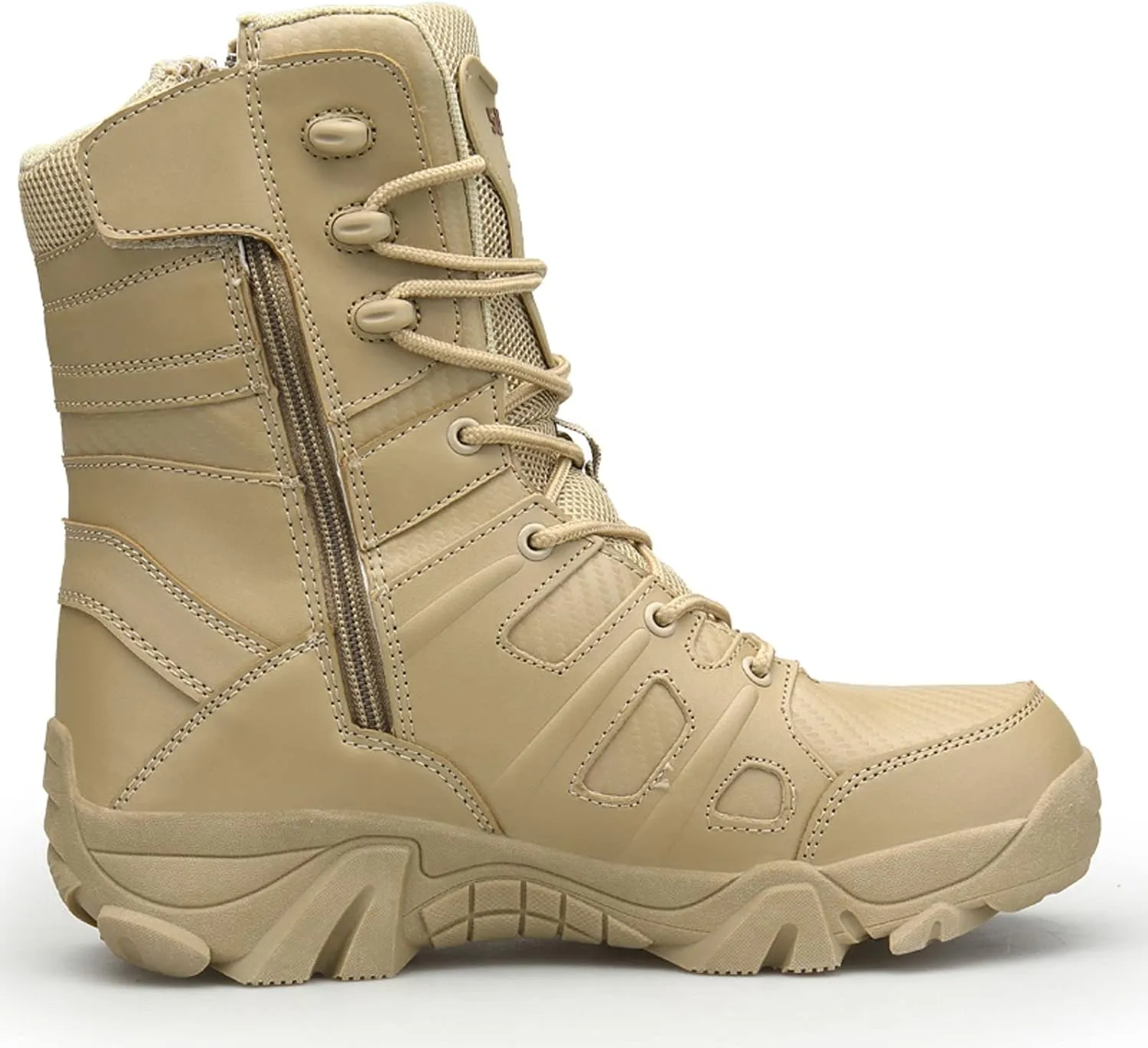 Men's Military Tactical Boots Outdoor Mountaineering Trekking Commando Tactical Boots Backpacking Boots Combat Boots
