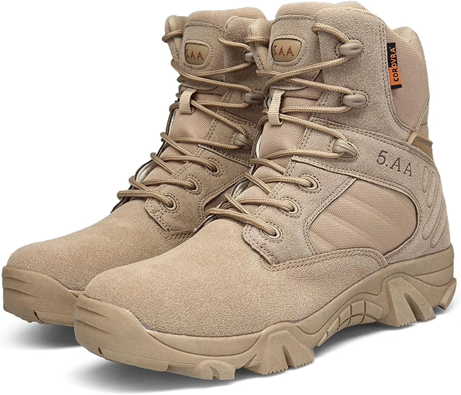 Men's Military Tactical Boots Outdoor Mountaineering Trekking Commando Tactical Boots Backpacking Boots Combat Boots