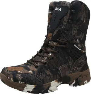 Men's Military Tactical Boots Outdoor Mountaineering Trekking Commando Tactical Boots Backpacking Boots Combat Boots