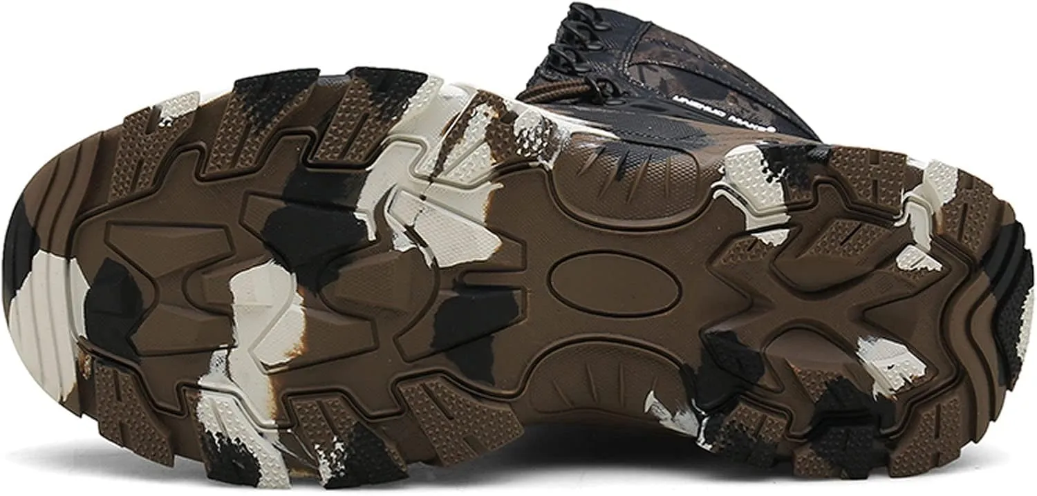 Men's Military Tactical Boots Outdoor Mountaineering Trekking Commando Tactical Boots Backpacking Boots Combat Boots