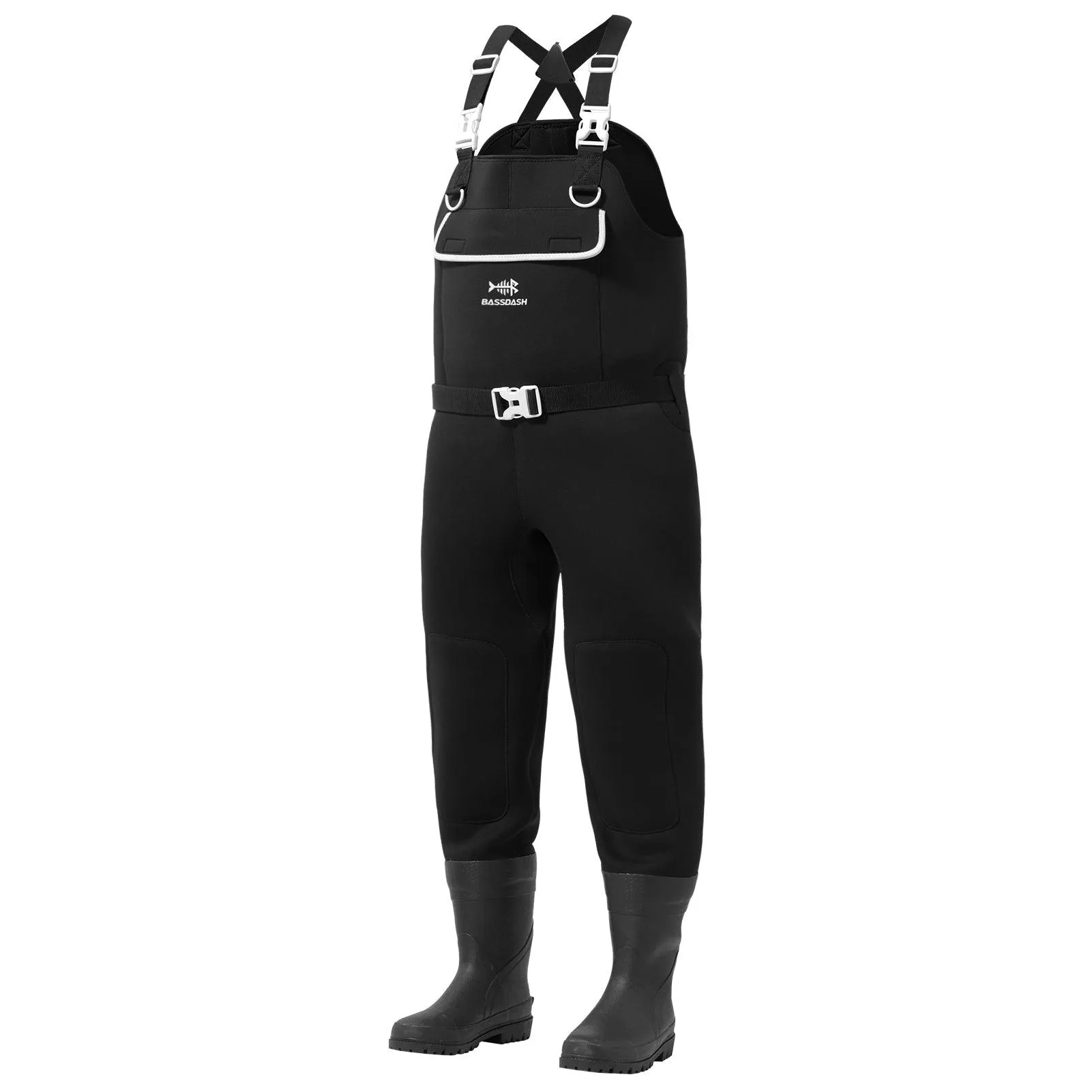Men’s Neoprene Waders with Rubber Boots