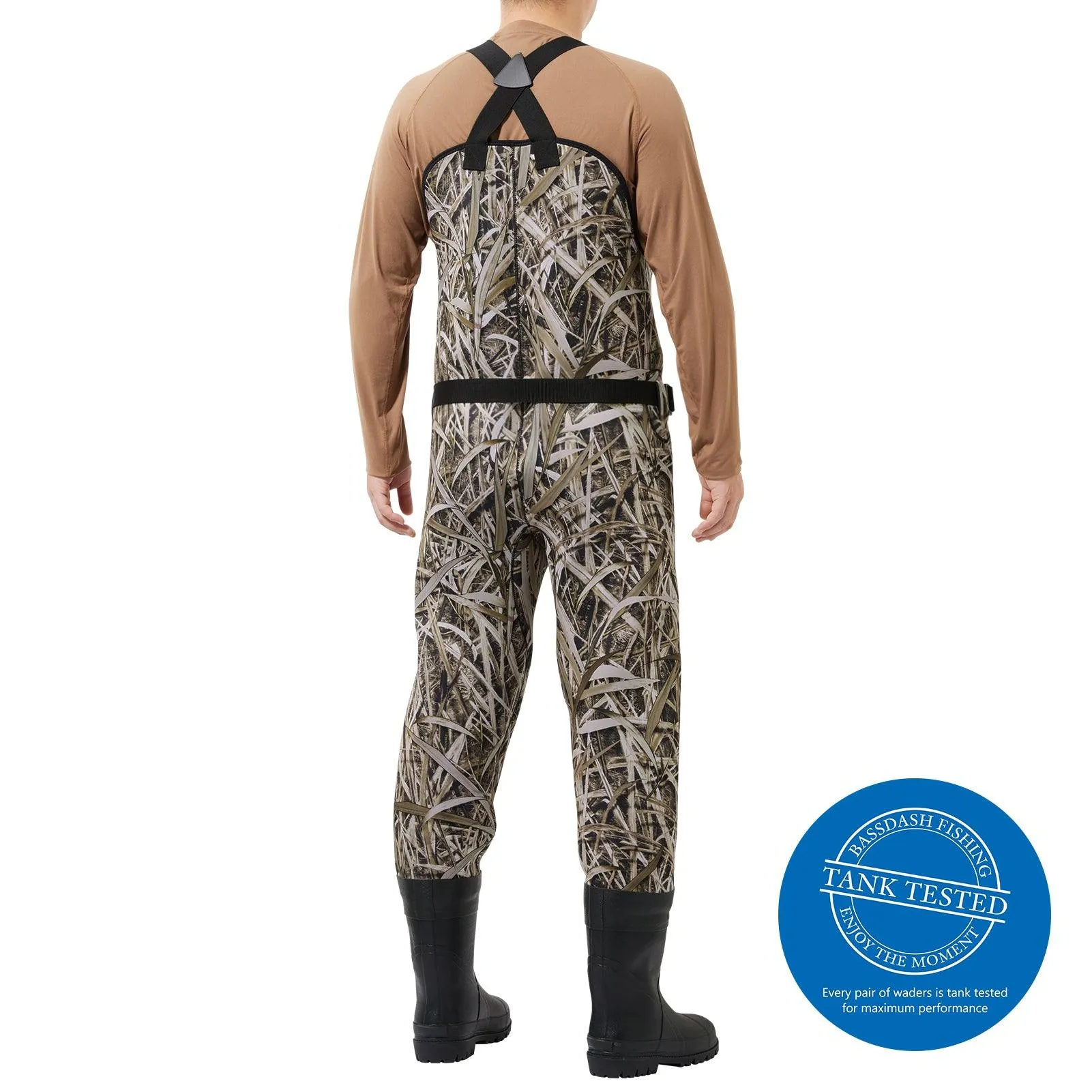 Men’s Neoprene Waders with Rubber Boots