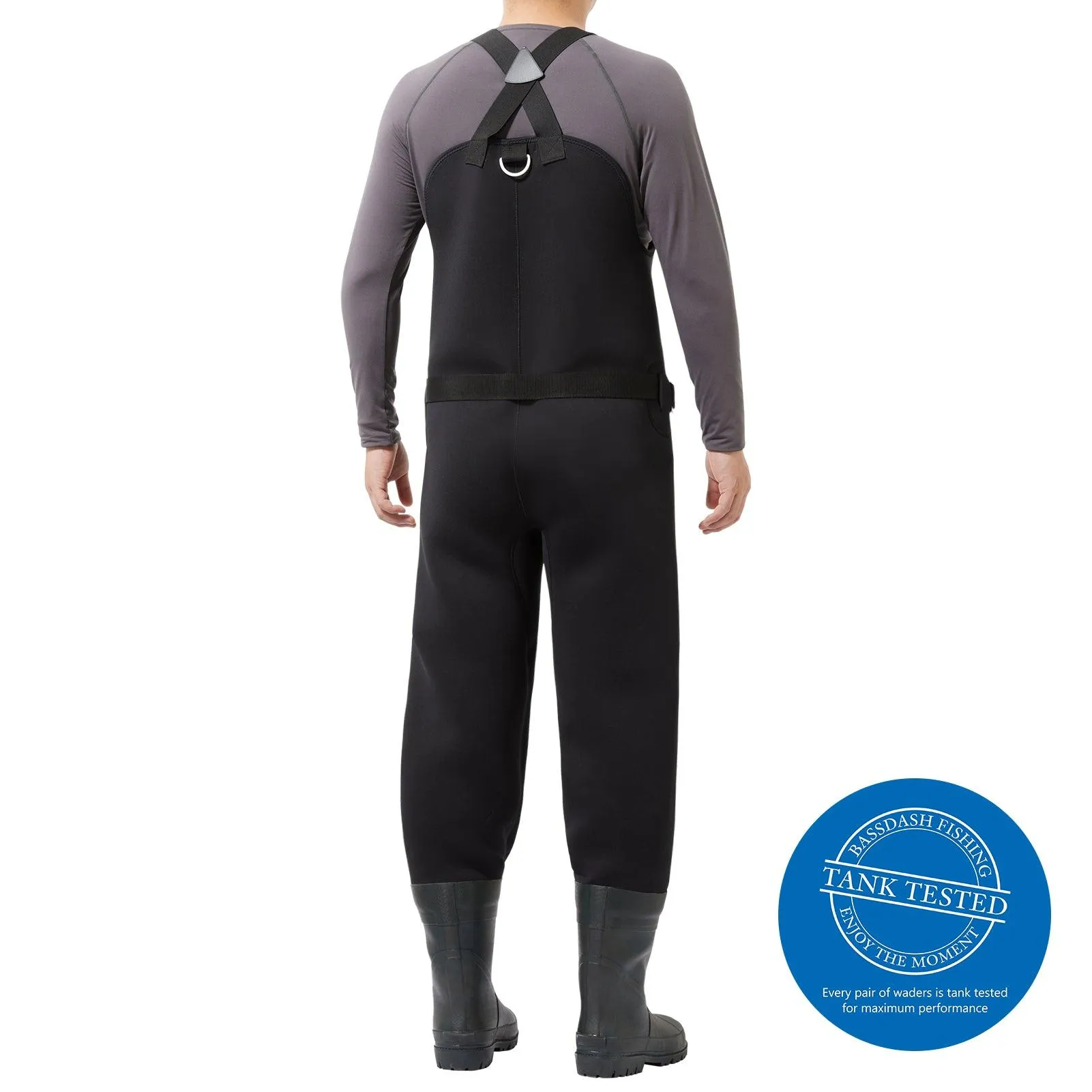 Men’s Neoprene Waders with Rubber Boots