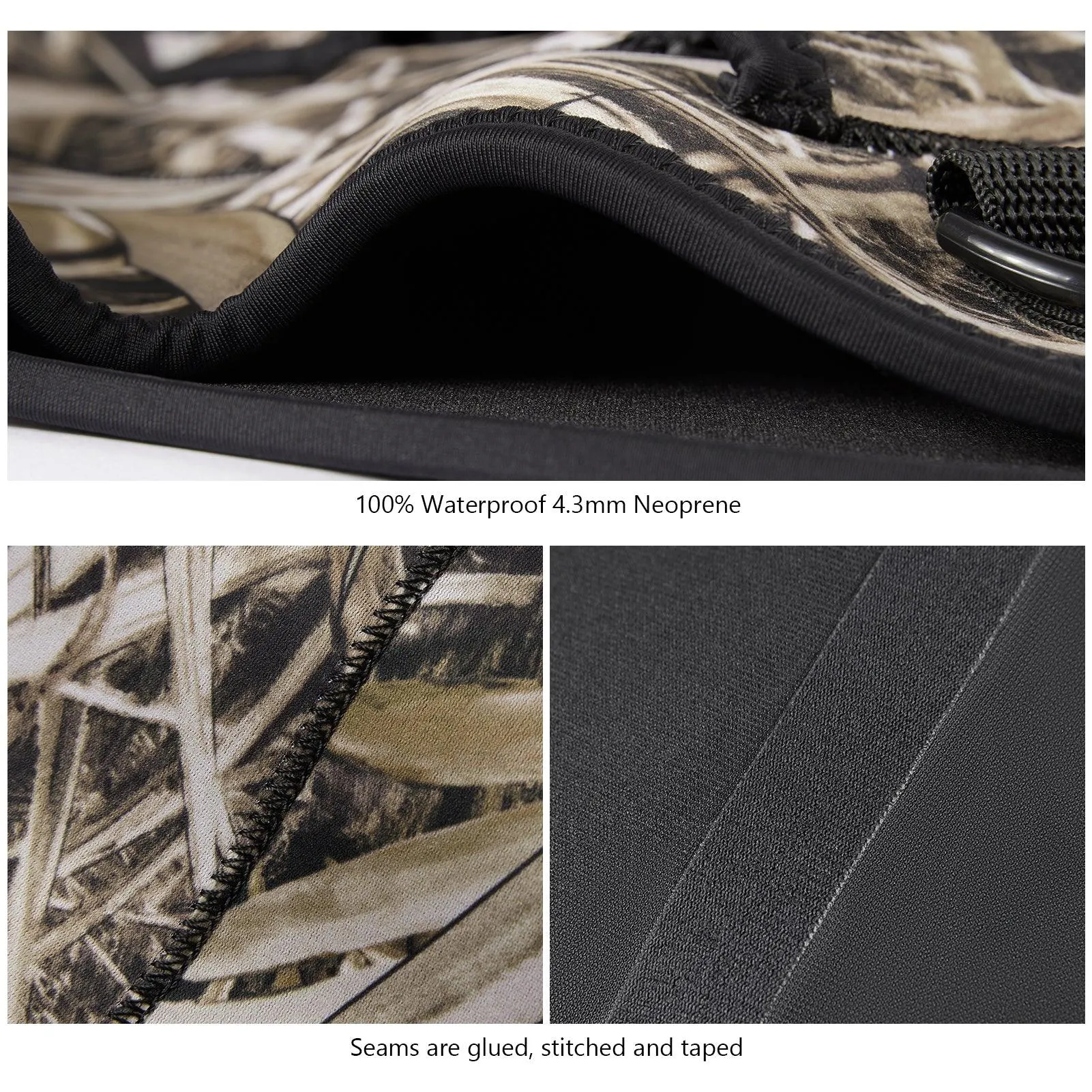 Men’s Neoprene Waders with Rubber Boots