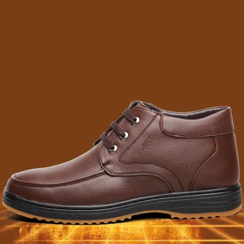 Men's Shoes Plus Velvet Shoes Ooversized Cotton Shoes Non-slip Warmth