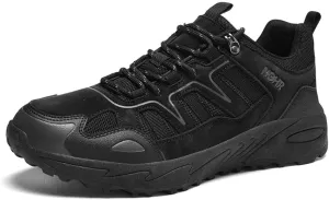 Men's Trekking Trail Shoes Wear-Resistant Anti-Slip Outsole,Lightweight Comfort Soft Insole,Water-Proof Suede Upper Breathable Mesh for Outdoor Hiking Backpacking Camping