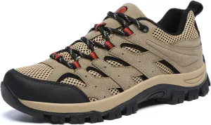 Mens Walking Shoes Breathable Hiking Shoes Climbing Running Trainers Anti Slip Lightweight Footwear Sneakers for Outdoor Trekking