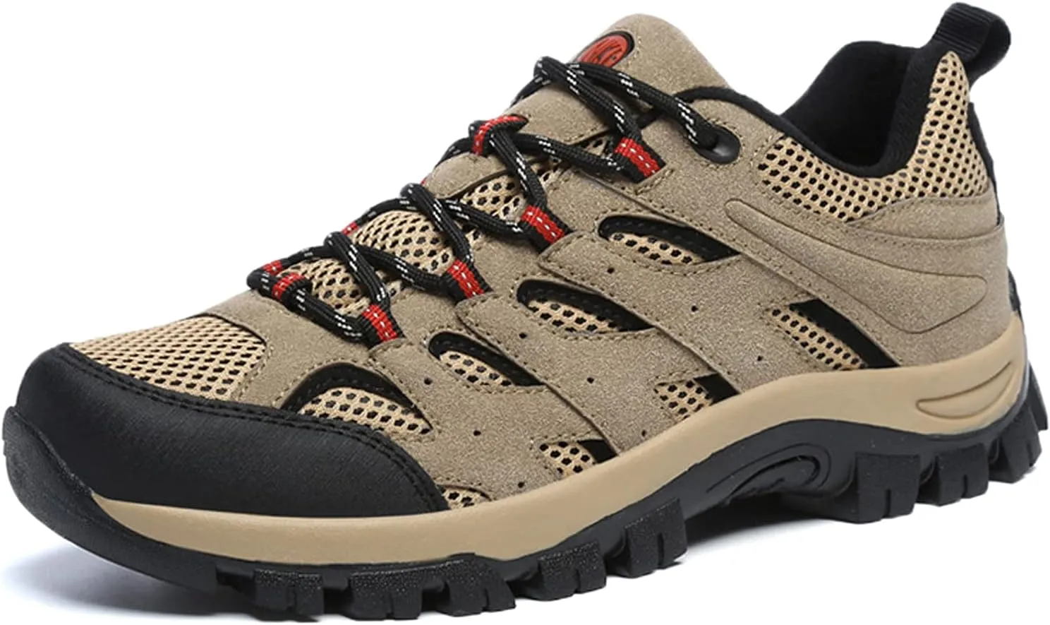 Mens Walking Shoes Breathable Hiking Shoes Climbing Running Trainers Anti Slip Lightweight Footwear Sneakers for Outdoor Trekking