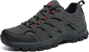 Mens Walking Shoes Breathable Hiking Shoes Climbing Running Trainers Anti Slip Lightweight Footwear Sneakers for Outdoor Trekking