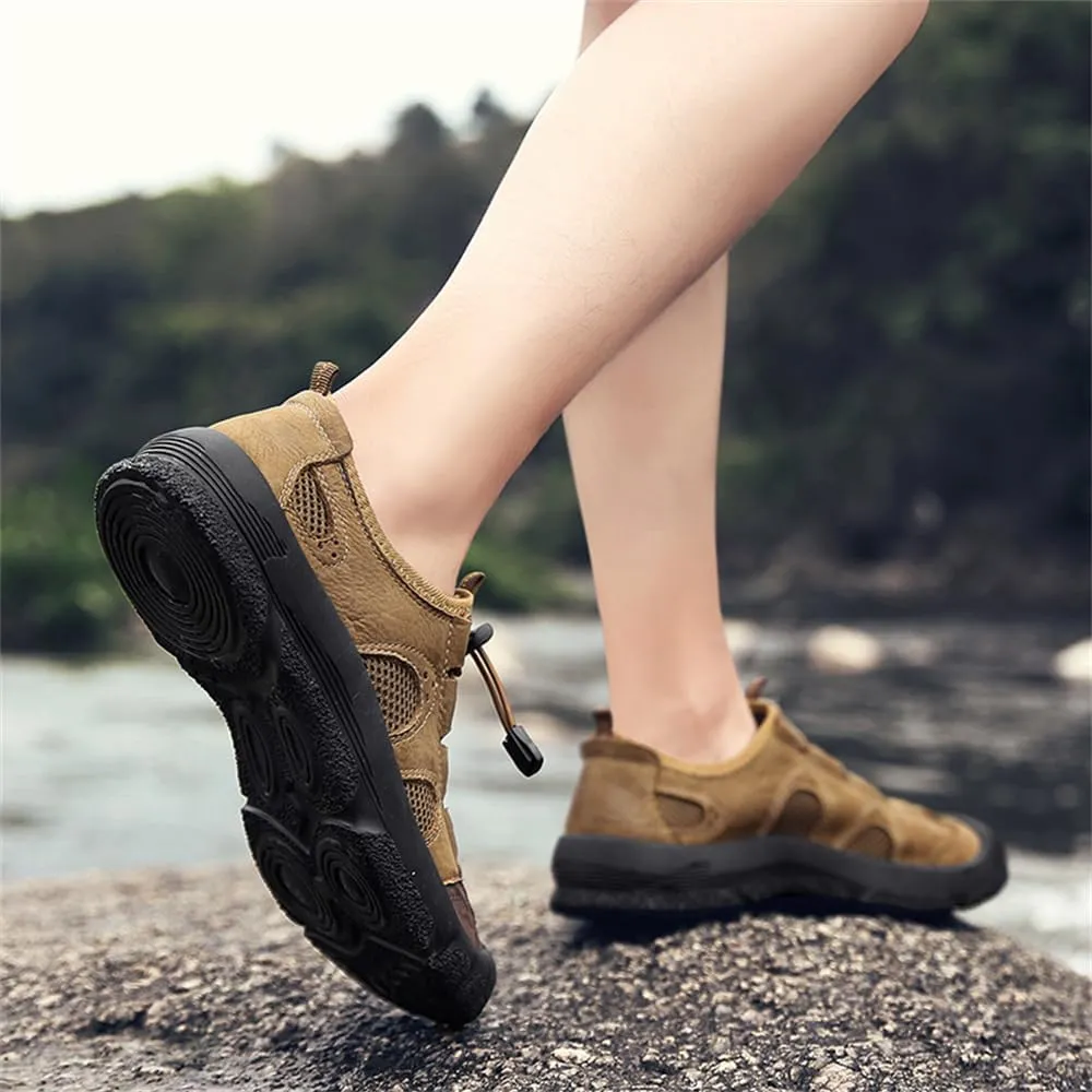 Men's Waterproof Anti Slip Hiking Shoes Lightweight Outdoor Sneakers Breathable Hike Trekking Trails Shoes