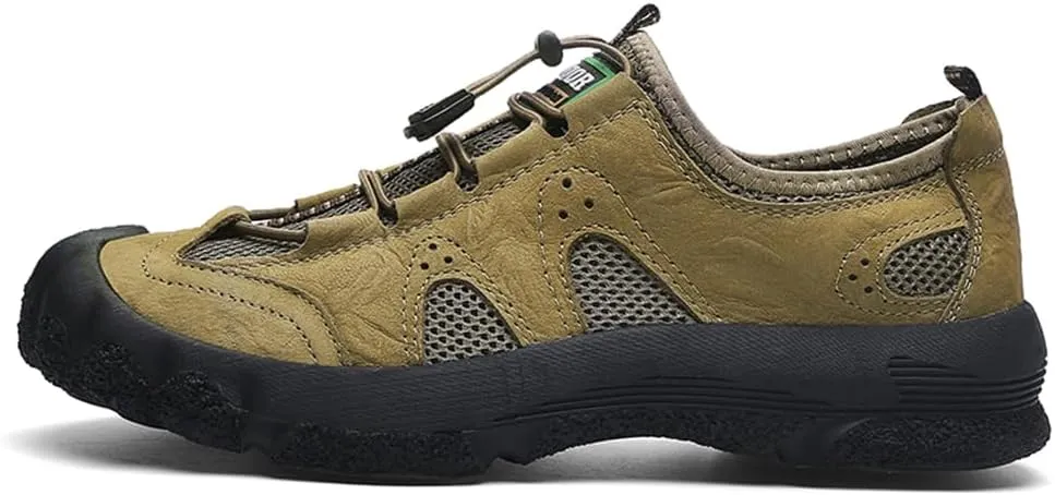 Men's Waterproof Anti Slip Hiking Shoes Lightweight Outdoor Sneakers Breathable Hike Trekking Trails Shoes