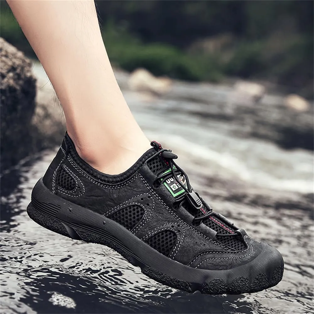 Men's Waterproof Anti Slip Hiking Shoes Lightweight Outdoor Sneakers Breathable Hike Trekking Trails Shoes