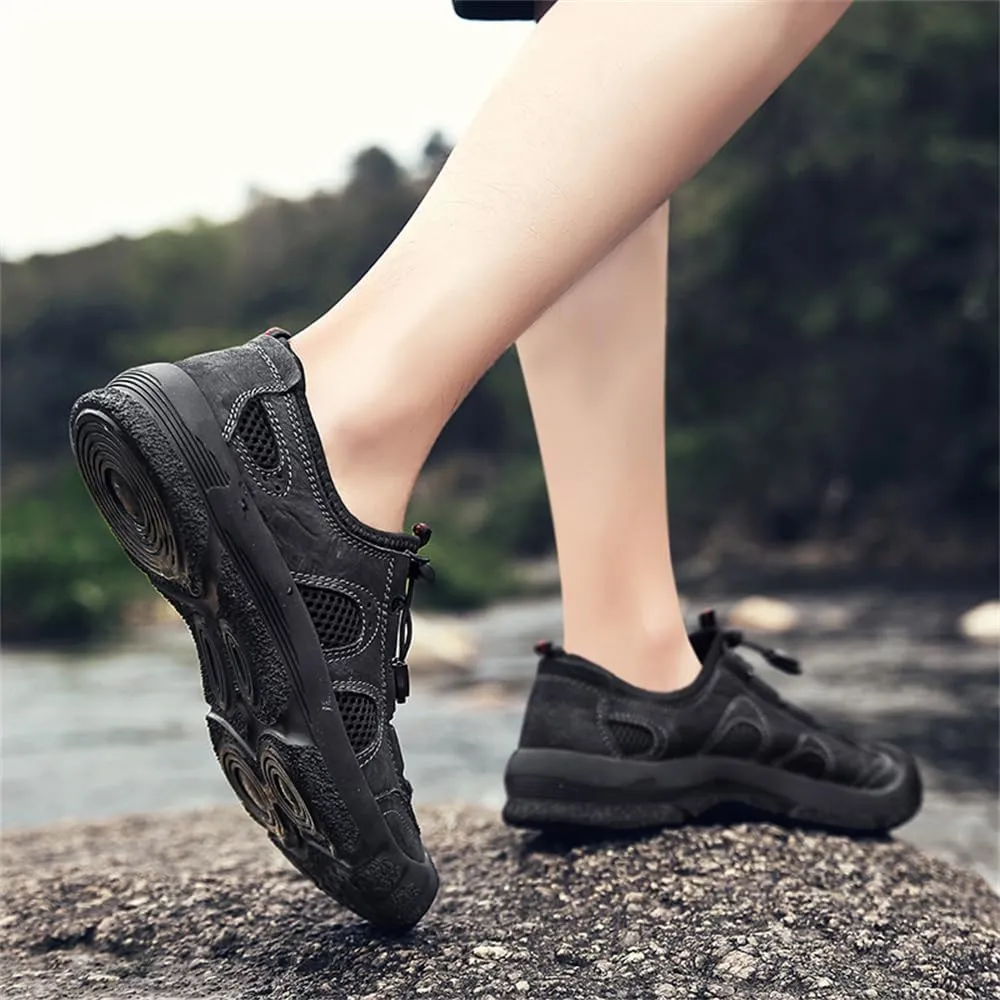 Men's Waterproof Anti Slip Hiking Shoes Lightweight Outdoor Sneakers Breathable Hike Trekking Trails Shoes