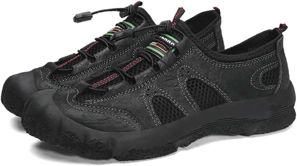 Men's Waterproof Anti Slip Hiking Shoes Lightweight Outdoor Sneakers Breathable Hike Trekking Trails Shoes
