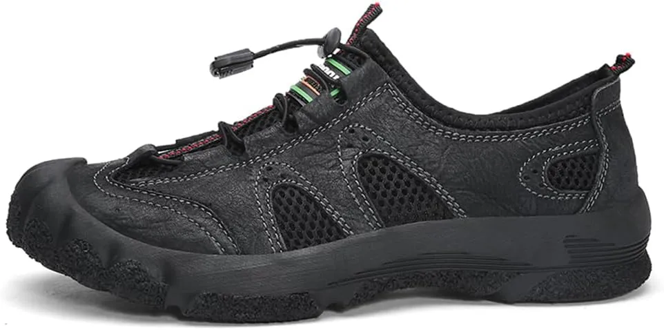 Men's Waterproof Anti Slip Hiking Shoes Lightweight Outdoor Sneakers Breathable Hike Trekking Trails Shoes