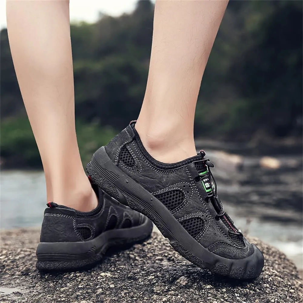 Men's Waterproof Anti Slip Hiking Shoes Lightweight Outdoor Sneakers Breathable Hike Trekking Trails Shoes