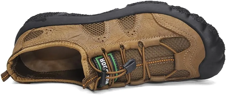 Men's Waterproof Anti Slip Hiking Shoes Lightweight Outdoor Sneakers Breathable Hike Trekking Trails Shoes