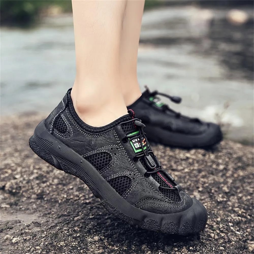 Men's Waterproof Anti Slip Hiking Shoes Lightweight Outdoor Sneakers Breathable Hike Trekking Trails Shoes