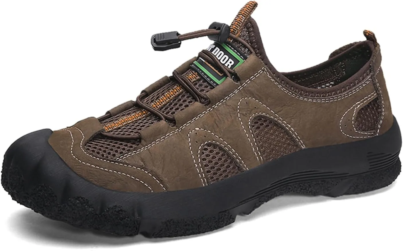 Men's Waterproof Anti Slip Hiking Shoes Lightweight Outdoor Sneakers Breathable Hike Trekking Trails Shoes