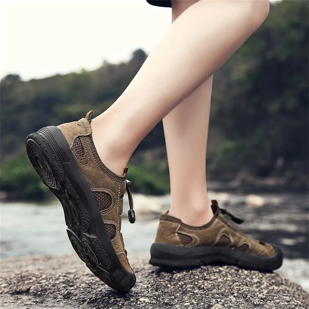 Men's Waterproof Anti Slip Hiking Shoes Lightweight Outdoor Sneakers Breathable Hike Trekking Trails Shoes