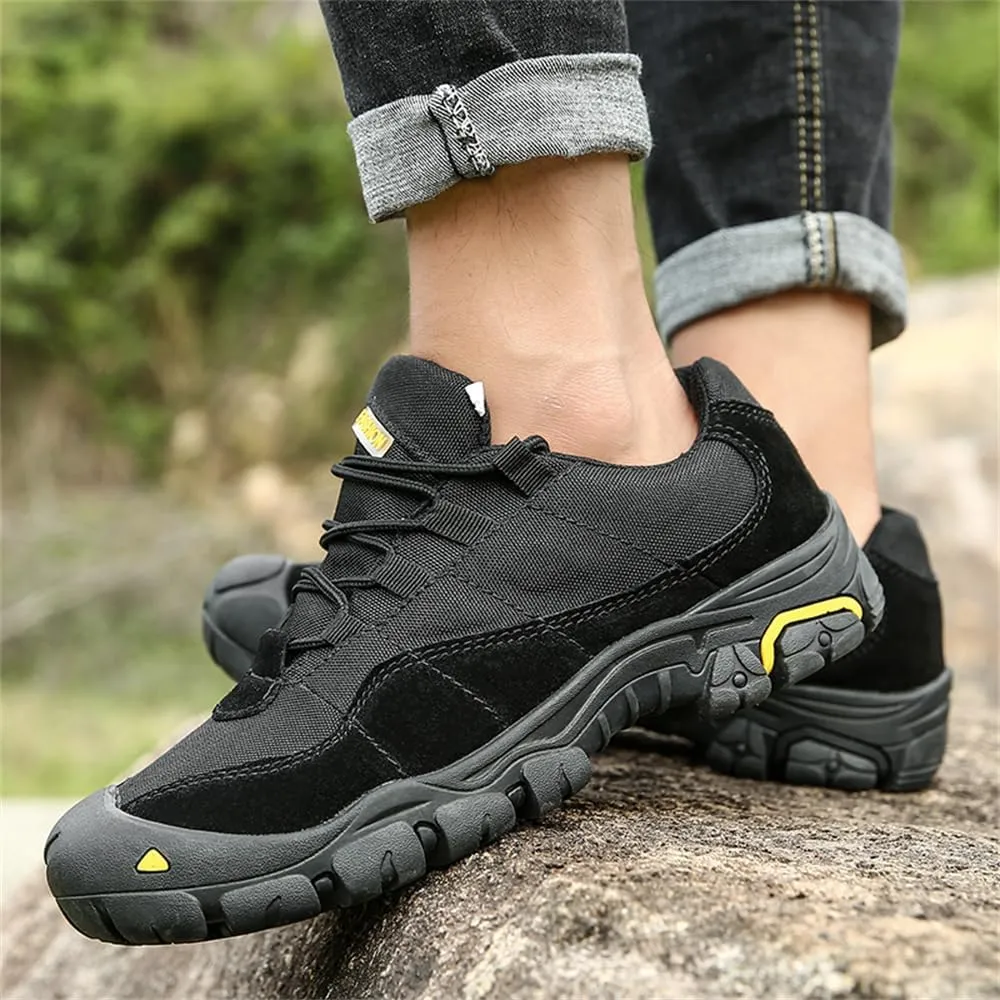 Men's Waterproof Hiking Shoes Lightweight Anti Slip Outdoor Ankle Boots Breathable Hike Trekking Trails Shoe