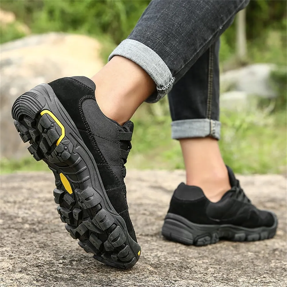 Men's Waterproof Hiking Shoes Lightweight Anti Slip Outdoor Ankle Boots Breathable Hike Trekking Trails Shoe