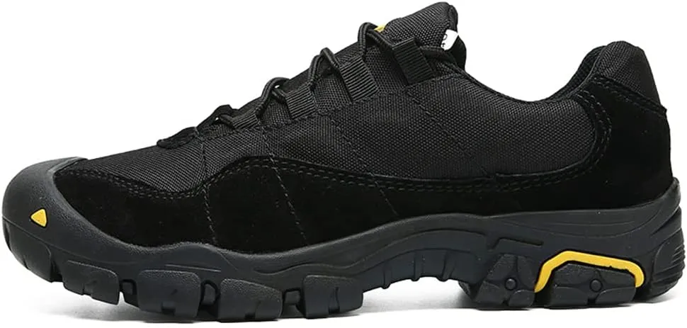 Men's Waterproof Hiking Shoes Lightweight Anti Slip Outdoor Ankle Boots Breathable Hike Trekking Trails Shoe