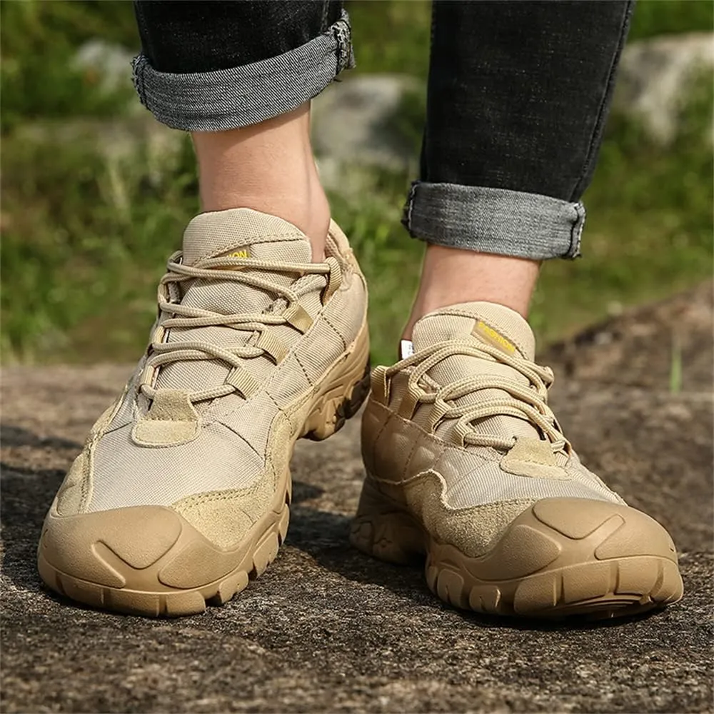 Men's Waterproof Hiking Shoes Lightweight Anti Slip Outdoor Ankle Boots Breathable Hike Trekking Trails Shoe