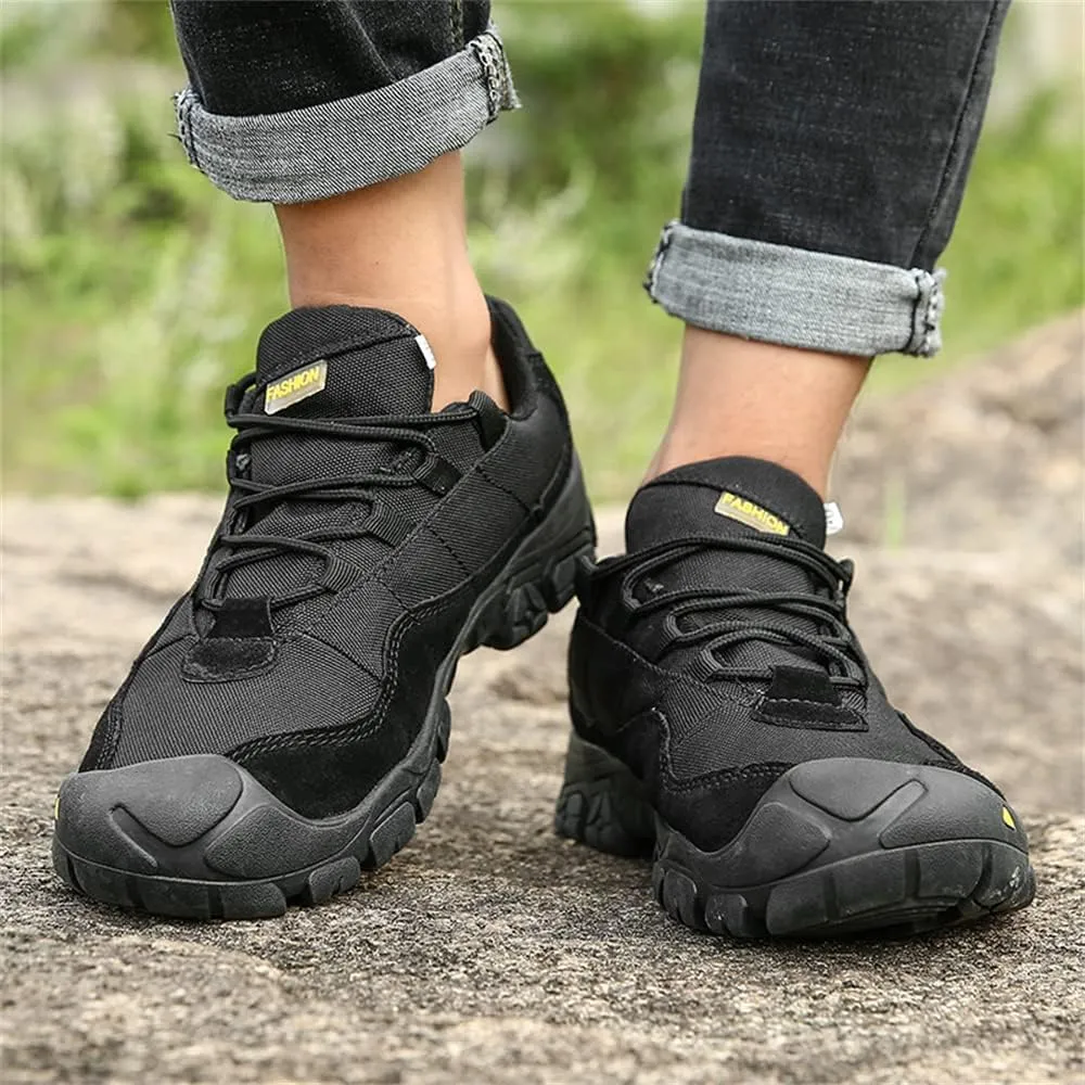 Men's Waterproof Hiking Shoes Lightweight Anti Slip Outdoor Ankle Boots Breathable Hike Trekking Trails Shoe