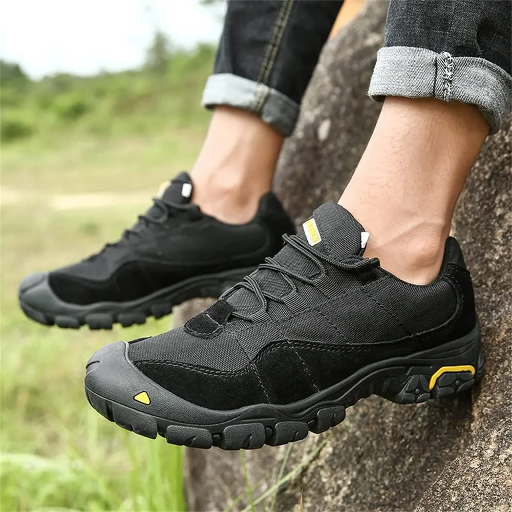 Men's Waterproof Hiking Shoes Lightweight Anti Slip Outdoor Ankle Boots Breathable Hike Trekking Trails Shoe
