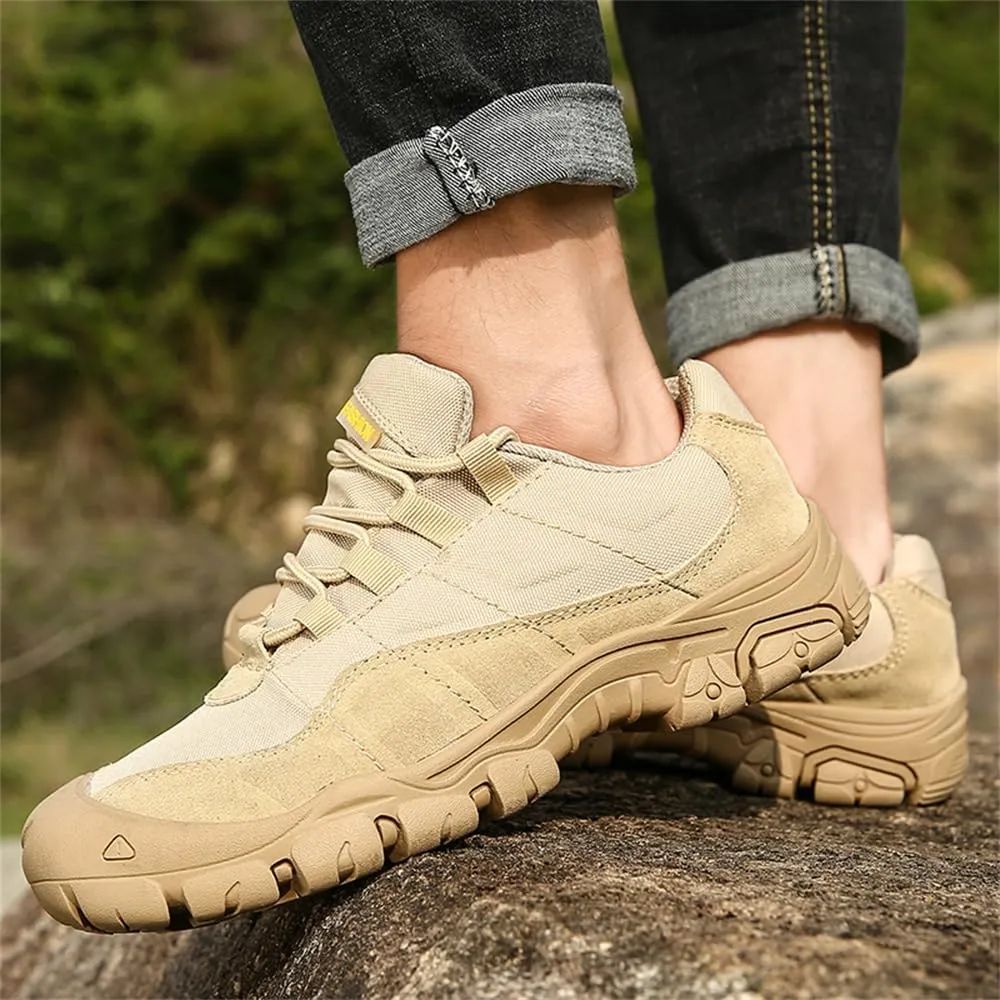 Men's Waterproof Hiking Shoes Lightweight Anti Slip Outdoor Ankle Boots Breathable Hike Trekking Trails Shoe