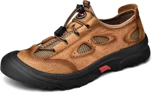 Men's Waterproof Hiking Shoes Lightweight Anti Slip Outdoor Sneakers Breathable Hike Trekking Trails Shoe