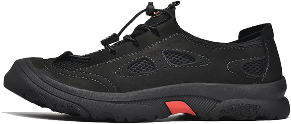 Men's Waterproof Hiking Shoes Lightweight Anti Slip Outdoor Sneakers Breathable Hike Trekking Trails Shoe