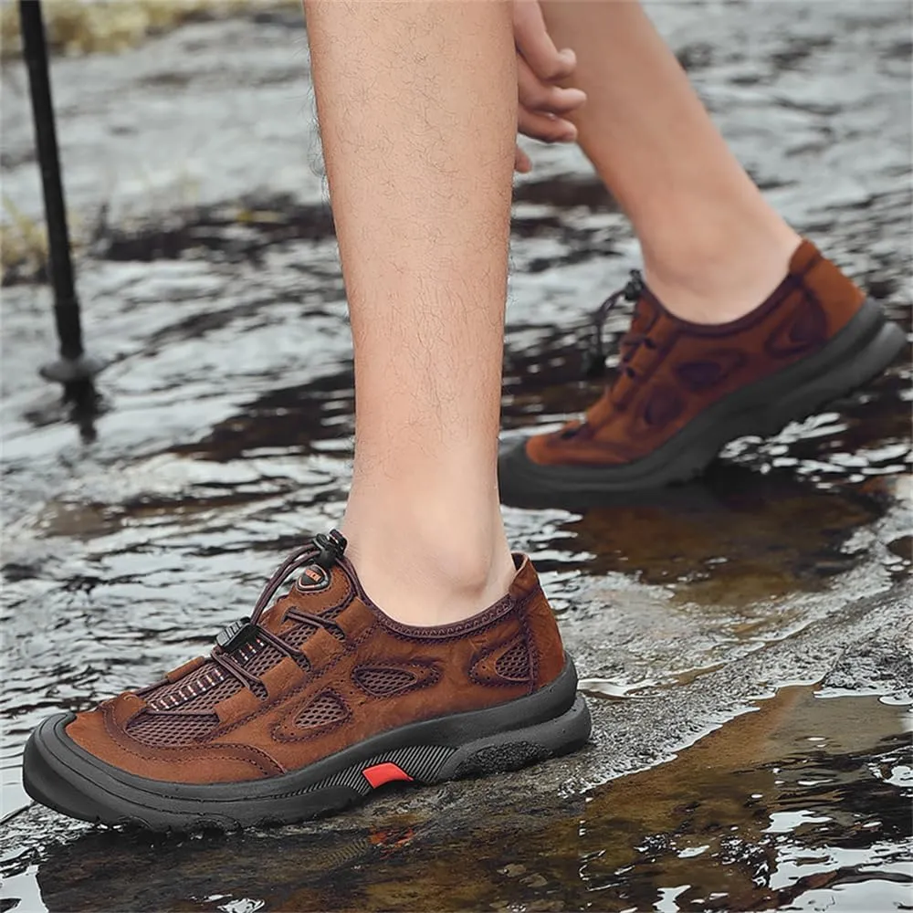 Men's Waterproof Hiking Shoes Lightweight Anti Slip Outdoor Sneakers Breathable Hike Trekking Trails Shoe