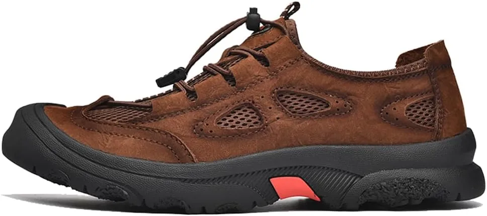 Men's Waterproof Hiking Shoes Lightweight Anti Slip Outdoor Sneakers Breathable Hike Trekking Trails Shoe