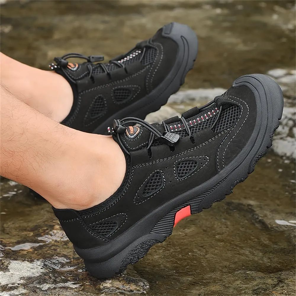 Men's Waterproof Hiking Shoes Lightweight Anti Slip Outdoor Sneakers Breathable Hike Trekking Trails Shoe