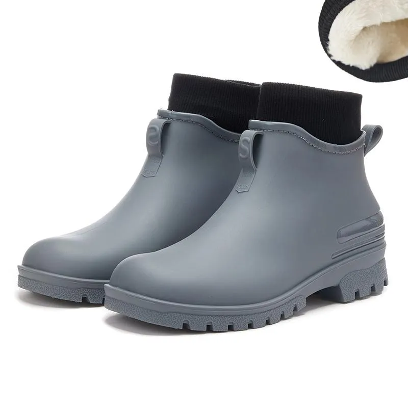 Men's Waterproof Non-slip Warm Fleece Shoes