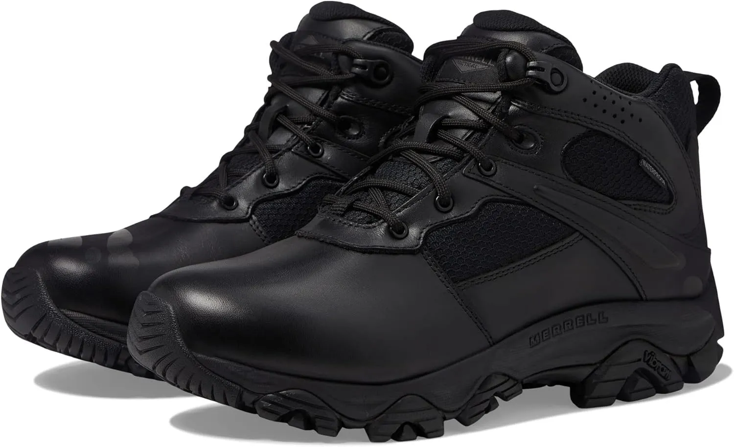 Merrell Men's Moab 3 Mid Response Tactical Waterproof Boots, Lightweight Leather Work Hiking Outdoor Shoes