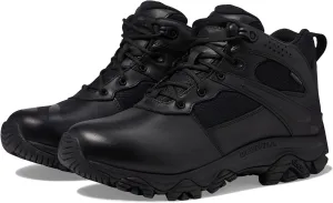 Merrell Men's Moab 3 Mid Response Tactical Waterproof Boots, Lightweight Leather Work Hiking Outdoor Shoes