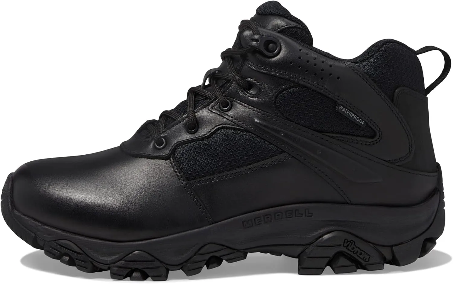 Merrell Men's Moab 3 Mid Response Tactical Waterproof Boots, Lightweight Leather Work Hiking Outdoor Shoes