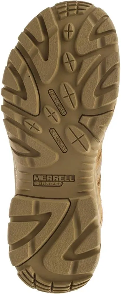 Merrell Mens Strongfield Tactical 6 Waterproof Boots, Breathable & Comfortable Work Combat Hiking Shoes