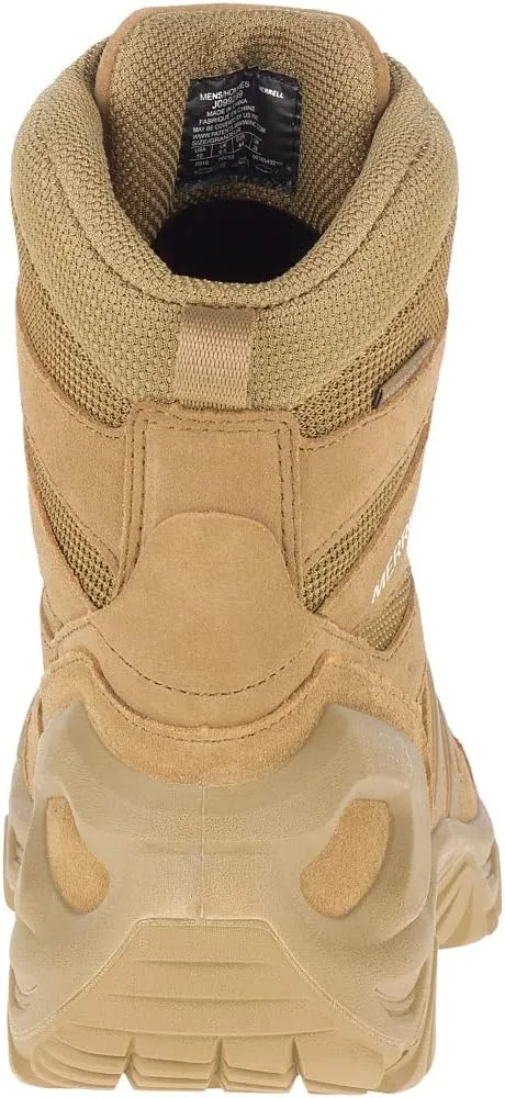 Merrell Mens Strongfield Tactical 6 Waterproof Boots, Breathable & Comfortable Work Combat Hiking Shoes