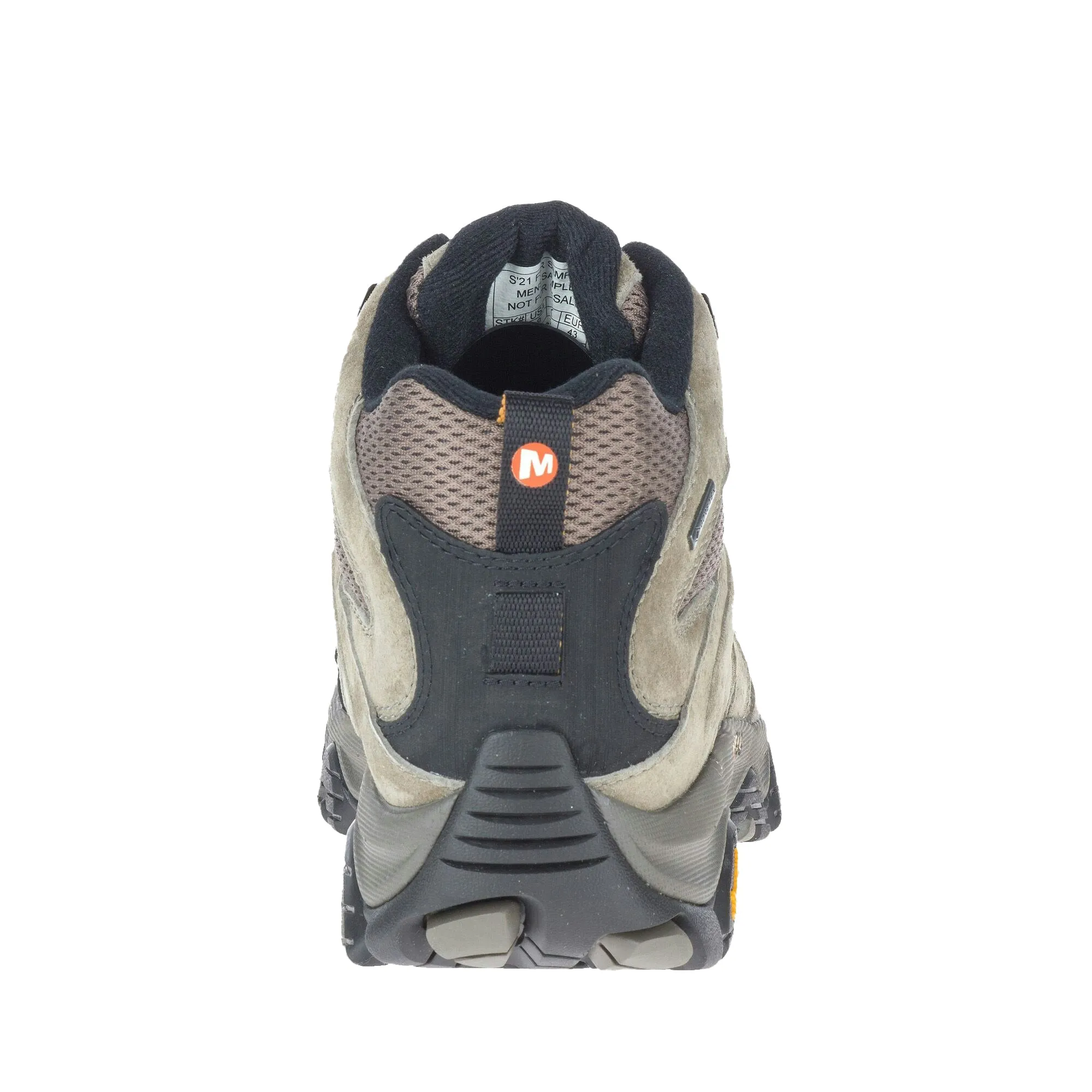 Merrell Moab 3 Leather Mid Goretex Waterproof Boots Walnut