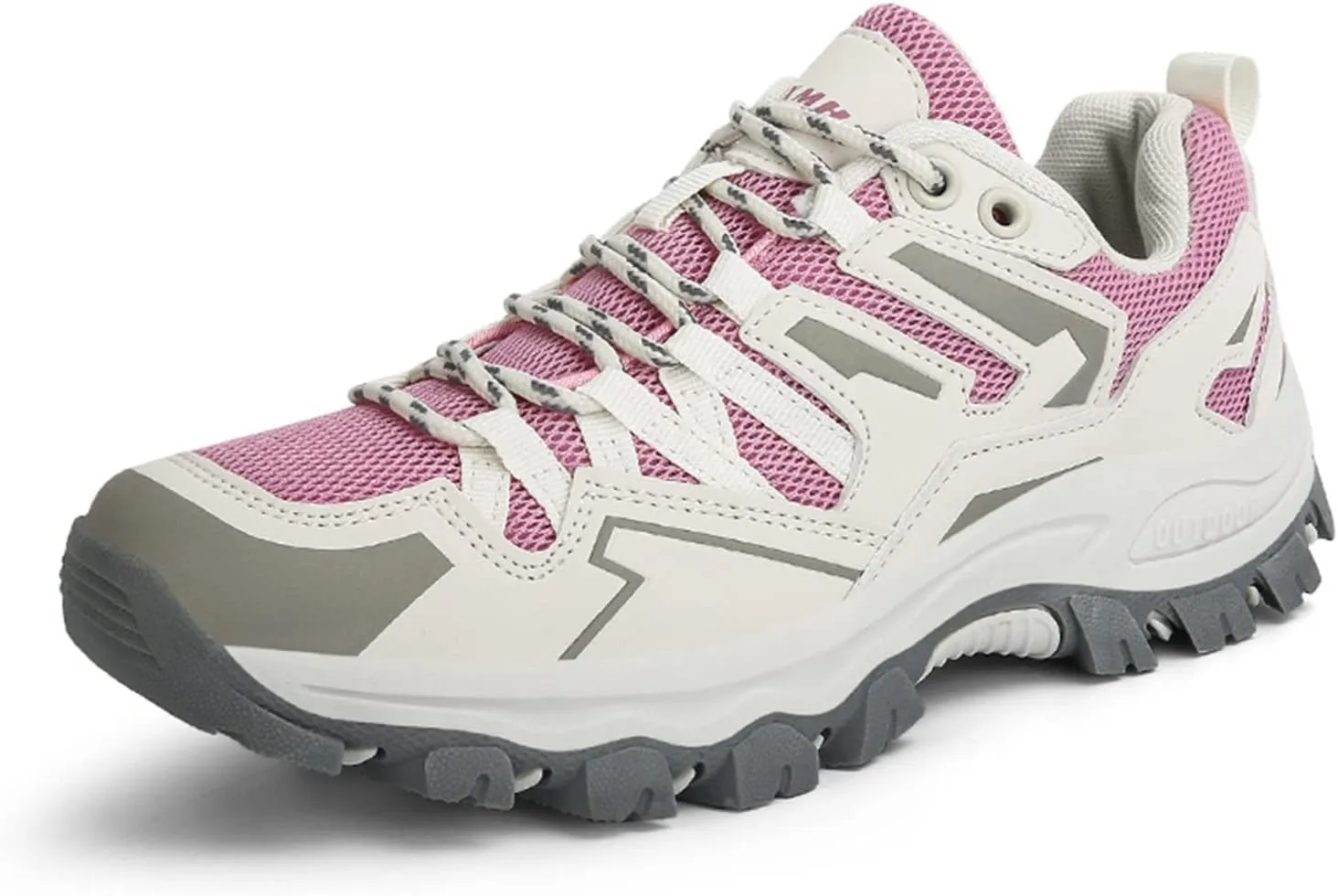 Mnplciea Men's Waterproof Hiking Shoes Lightweight Breathable Walking Shoes for Women Anti Slip Outdoor Trekking Trails Camping Shoes