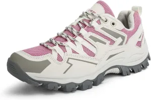 Mnplciea Men's Waterproof Hiking Shoes Lightweight Breathable Walking Shoes for Women Anti Slip Outdoor Trekking Trails Camping Shoes