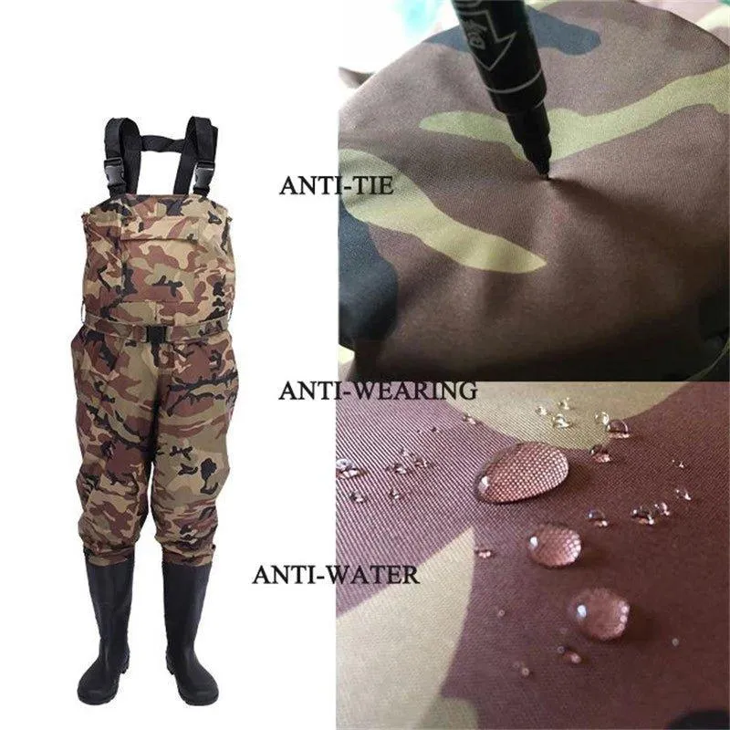 Outdoor Camouflage Chest Waders