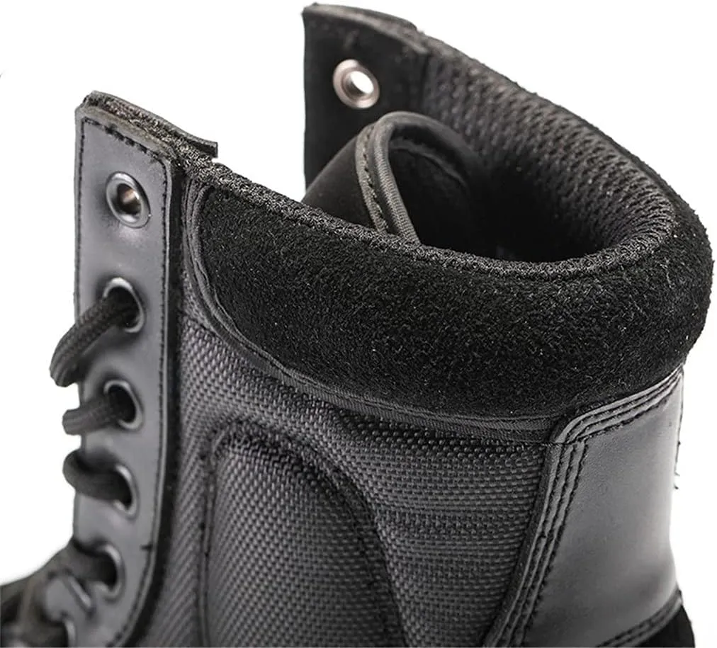 Outdoor Climing Tactical Boots, Mens Military Combat Boots, Army Black Breathable Wearable Sports Boots