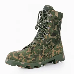 Outdoor Tactical Boots, Men Camouflage Military Combat Boots, Non-Slip Wearable Hiking Shoes, Autumn Hiking Shoes, Comfortable Breathable,41