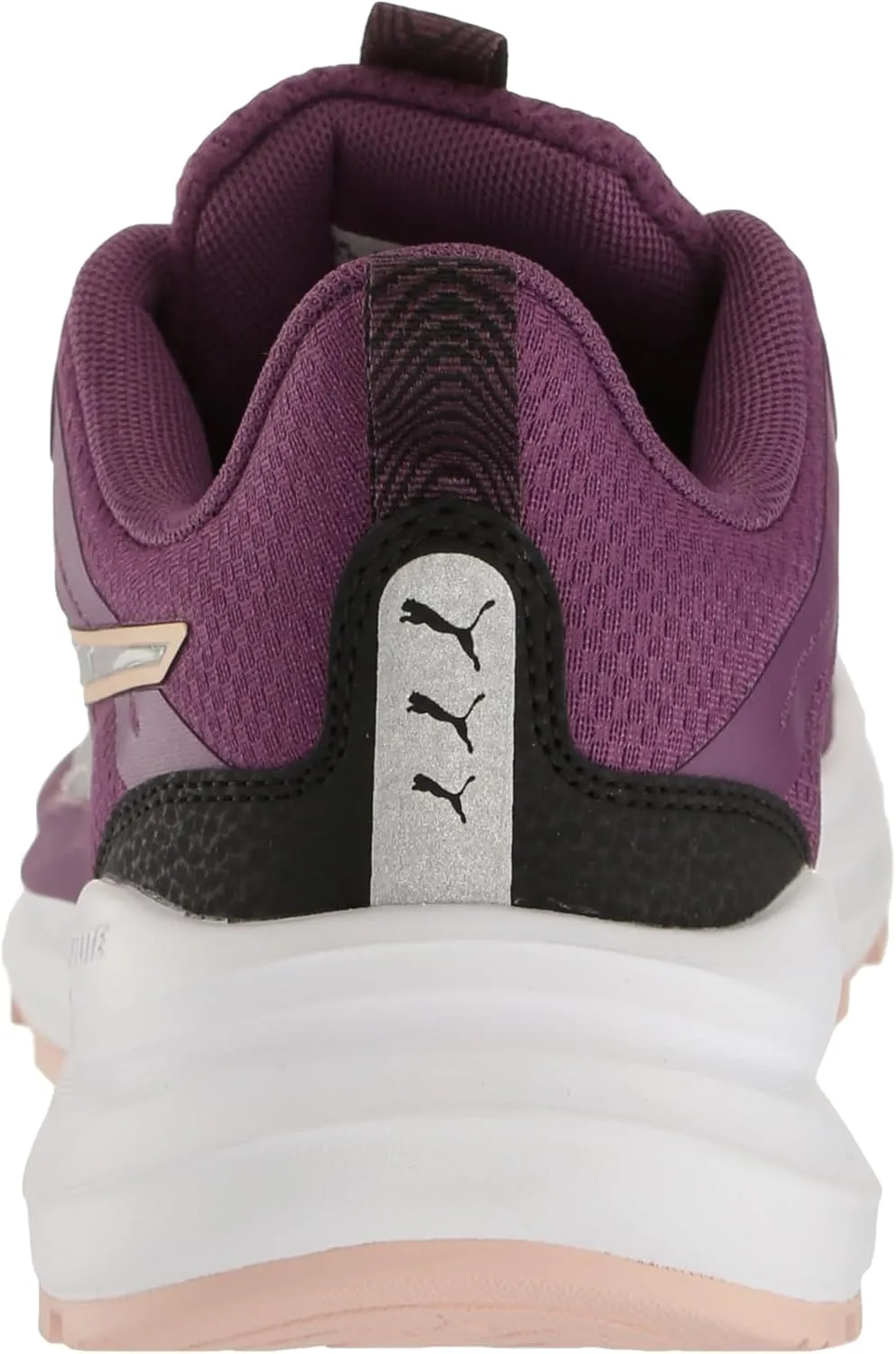 PUMA Women's Reflect Lite Trail Running Shoes, Crushed Berry-Black-White, 9